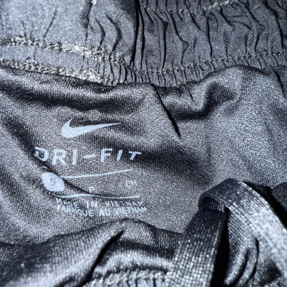 Nike Dri-FIT Running Shorts Women's Small‎ Black Charcoal Grey Excellent Tempo